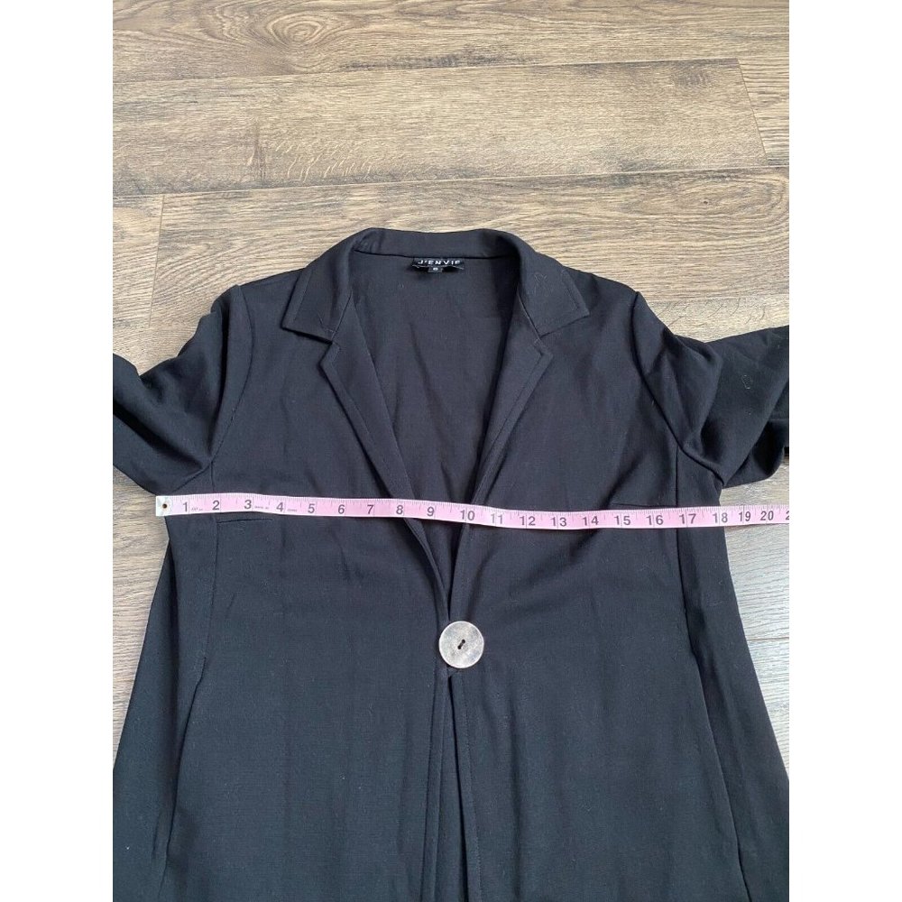 NWT Womens J'ENVIE new york black blazer jacket stretch size 6 - Picture 10 of 11